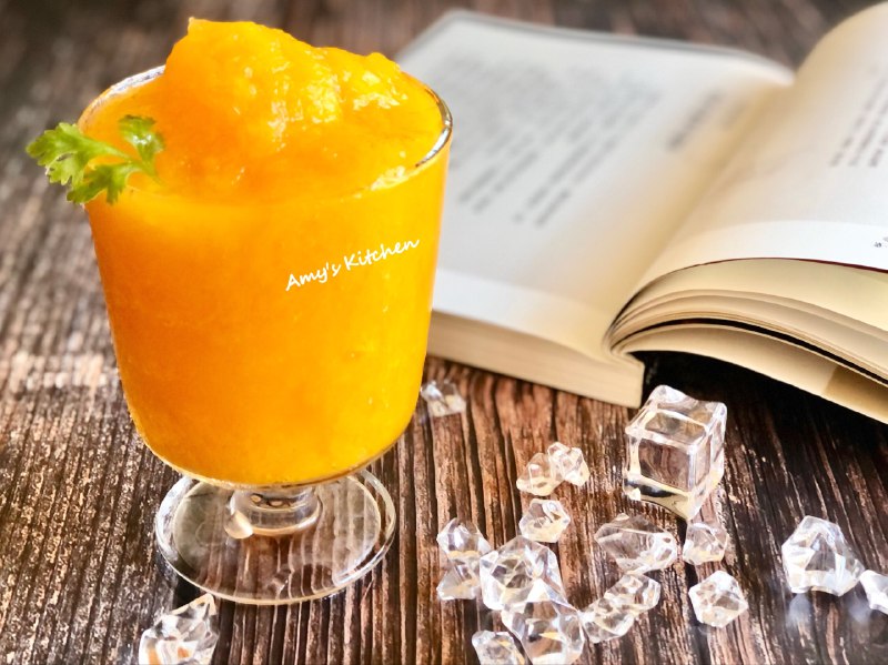 好想吃芒果冰沙